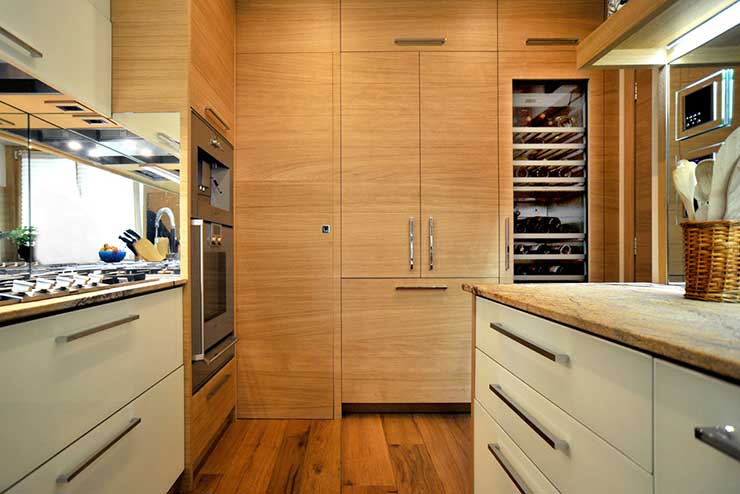 Cucina in rovere moderna